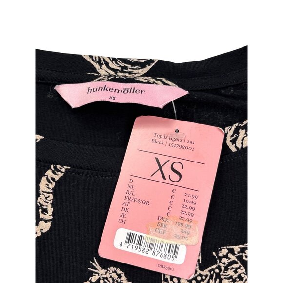 Hunkemöller Womens Long Sleeve Leopard Tiger Print Top Size XS New - Picture 6 of 9